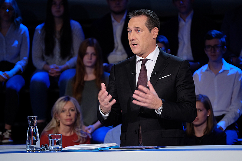 © ORF/Hans Leitner FPÖ-Chef Heinz-Christian Strache