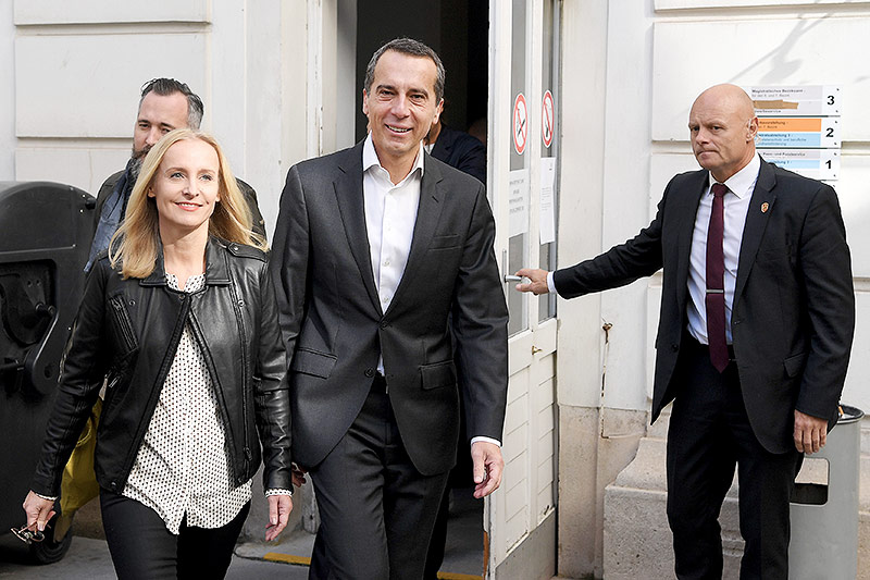 © APA/Roland Schlager BK Christian Kern (SPÖ) und Eveline Steinberger-Kern