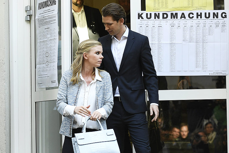© APA/Robert Jaeger Sebastian Kurz und Freundin Susanne Thier
