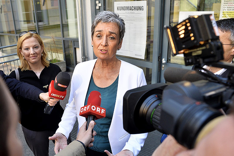 © APA/Herbert Pfarrhofer Grünen Spitzenkandidatin Ulrike Lunacek