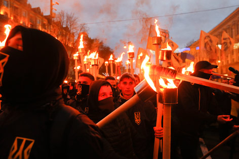 © APA/AP/Efrem Lukatsky Demonstration in Kiew