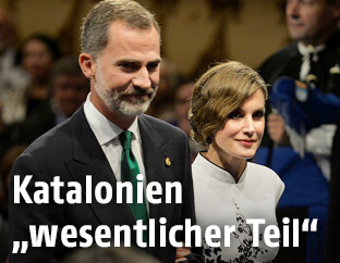 K&ouml;nig Felipe mit K&ouml;nigin Letizia