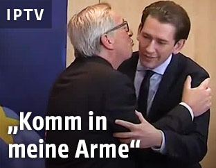 Jean-Claude Juncker und Sebastian Kurz