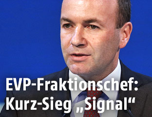 EVP-Fraktionschef Manfred Weber