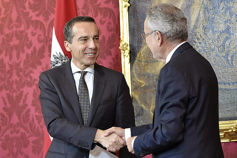 © APA/Hans Punz Christian Kern und Alexander van der Bellen