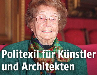 Wiener Architektin Margarete Schütte-Lihotzky im Jahr 1992