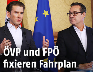 Sebastian Kurz und Heinz-Christian Strache