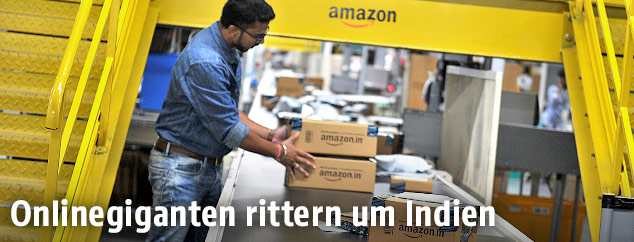 Amazon-Verpackungszentrum in Indien