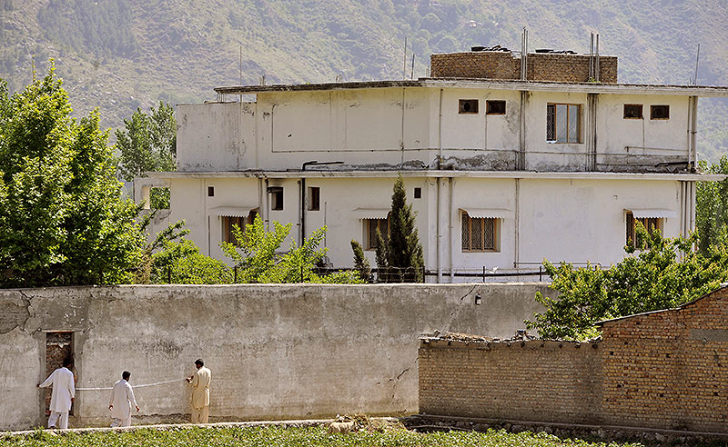 © APA/AFP/Aamir Qureshi Bin Ladens Haus in Pakistan