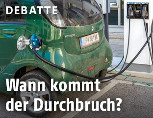 Auto an der Ladestation