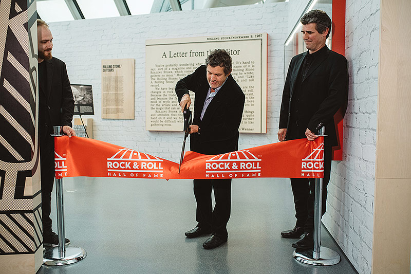 © Rock & Roll Hall of Fame/Rob Muller Jan Wenner eröffnet die Rock’n’Roll Hall of Fame in Cleveland