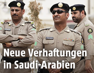 Saudische Polizisten