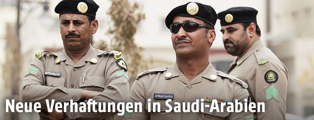 Saudische Polizisten