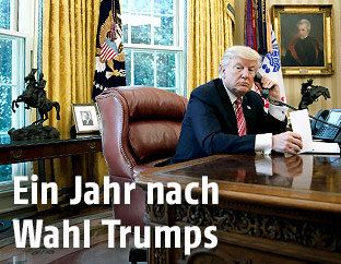 Donald Trump im Oval Office