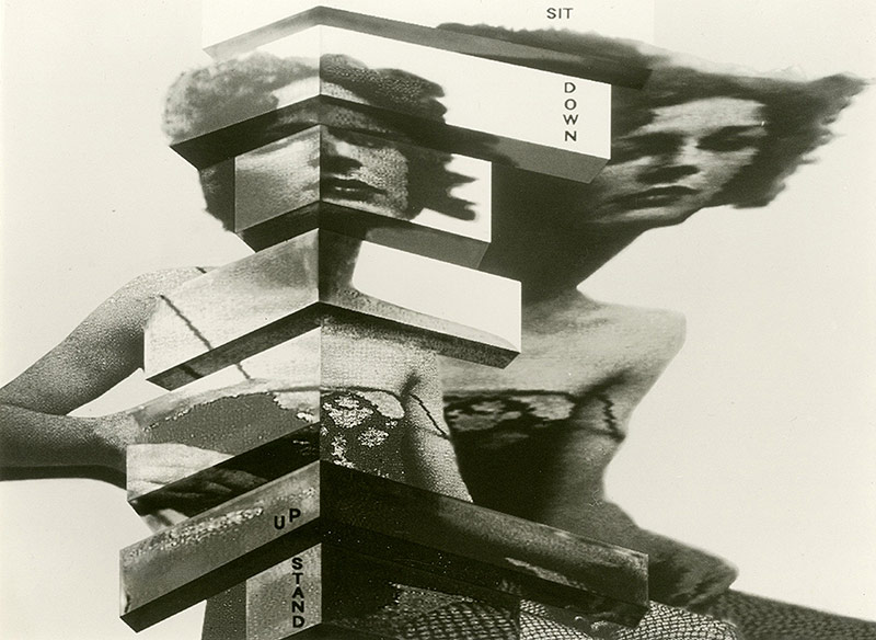 © LENTOS Kunstmuseum/VALIE EXPORT Center Linz Valie Export: „Stand up. Sit down“, 1989 (Entwurf)