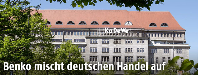 Außenansicht des Berliner KaDeWe (Kaufhaus des Westens)
