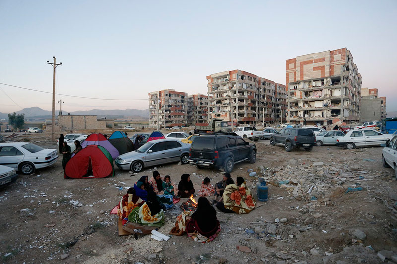 © APA/AFP/Pouria Pakizeh Zerstörung nach Erdbeben