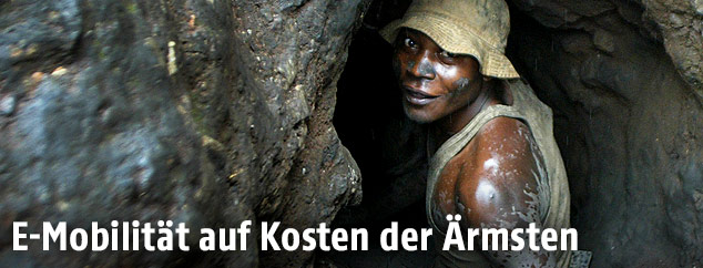 Arbeiter in Einer Kobalt-Mine