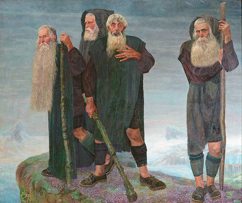 © Belvedere/Johannes Stoll Karl Mediz, Die Eismänner, vor 1902