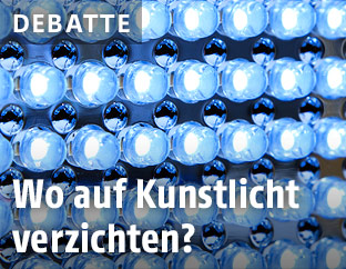 Nahaufnahme LED-Lampe