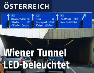Einfahrt Kaisermühlentunnel