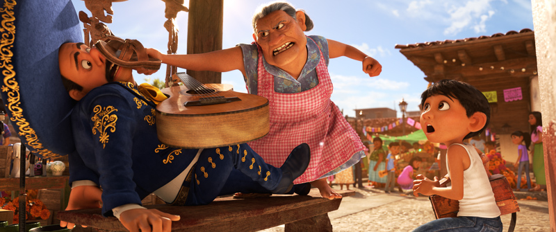 © 2017 Disney, Pixar Szene aus dem Film "Coco"