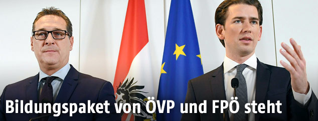 Sebastian Kurz und Heinz-Christian Strache
