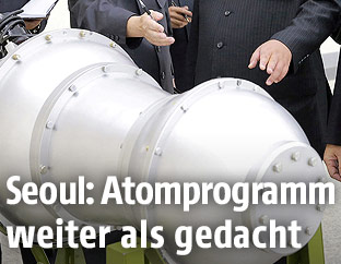 Propagandafoto zeigt nuklearen Sprengkopf