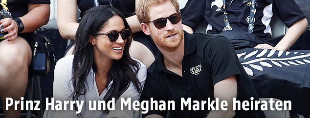 Die Schauspielerin Meghan Markle und Prinz Harry