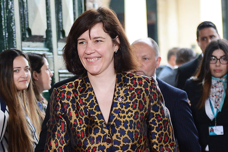 © APA/AP/Rene Rossignaud Dana Reizniece-Ozola