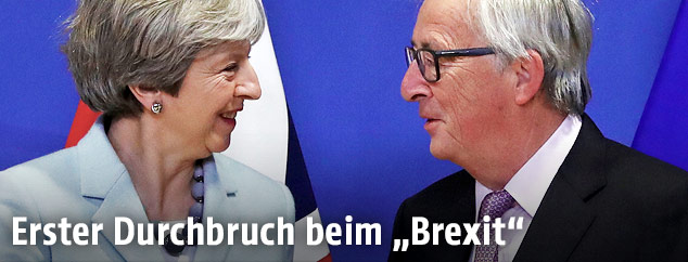 Theresa May und Jean-Claude Juncker