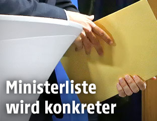 Detail aus Koalitionsverhandlungen