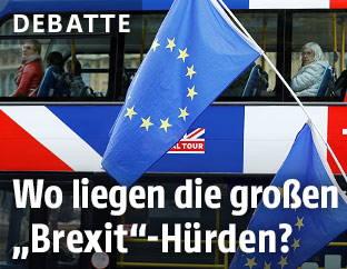 EU-Fahnen in London