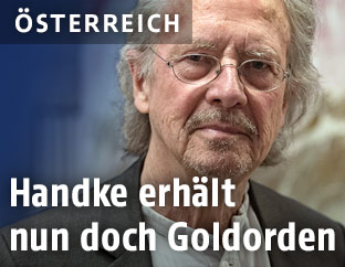 Der österreichische Autor Peter Handke