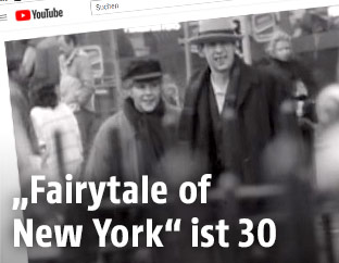 Screenshot aus dem Musikvideo von "Fairytail of New York"