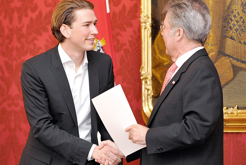 Sebastian Kurz und Heinz Fischer 2011