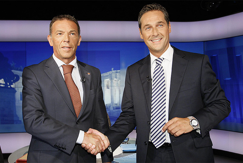 Jörg Haider und Heinz-Christian Strache 2008