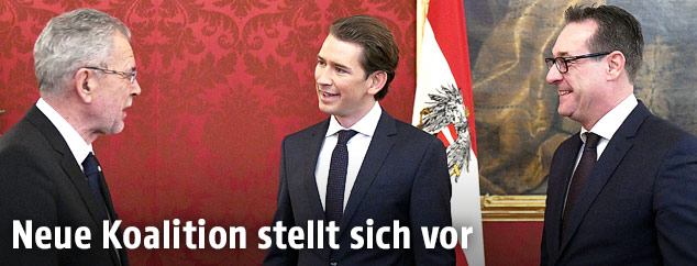Sebastian Kurz (&Ouml;VP) und Heinz Christian Strache (FP&Ouml;)