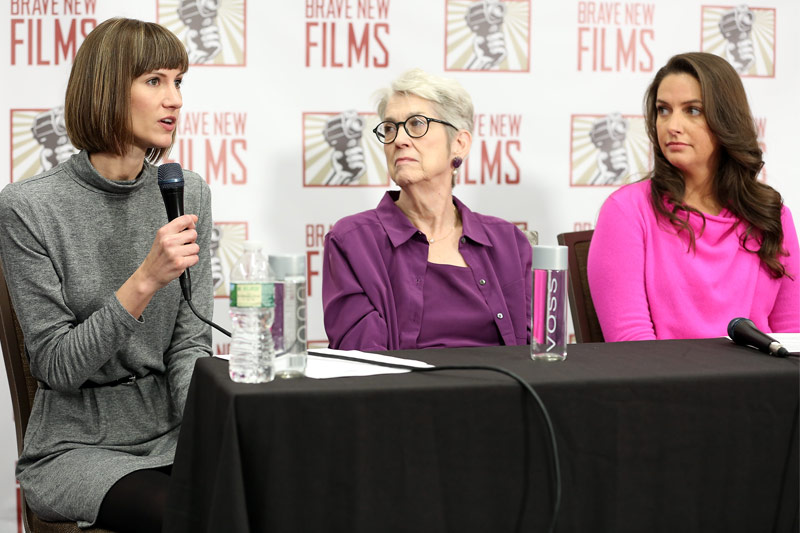 © APA/Getty Images North America/AFP/Monica Schipper Rachel Crooks, Jessica Leeds und Samantha Holvey