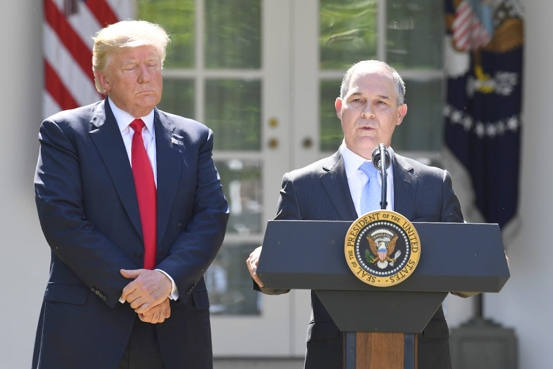 Donald Trump und Scott Pruitt