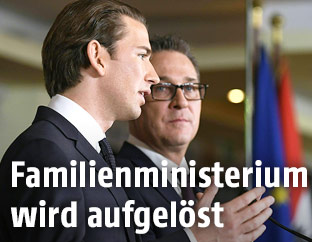 Sebastian Kurz und Heinz-Christian Strache