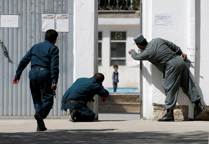 © Reuters/Omar Sobhani Afghanische Polizeikräfte