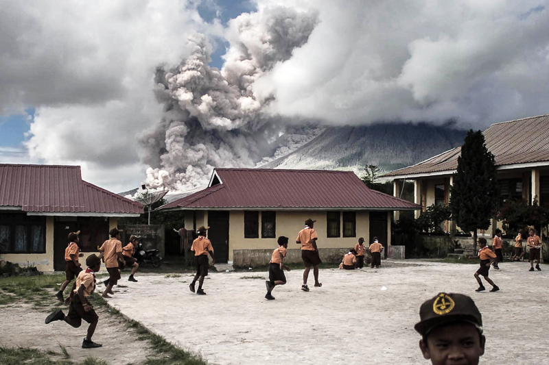 © APA/AFP Vulkan Sinabung