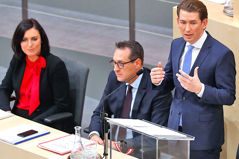 © APA/Roland Schlager Rede von Bundeskanzler Sebastian Kurz (ÖVP)
