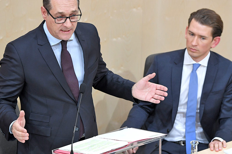 © APA/Roland Schlager Rede von Vizekanzler Heinz-Christian Strache (FPÖ)