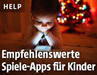 Kind mit Smartphone