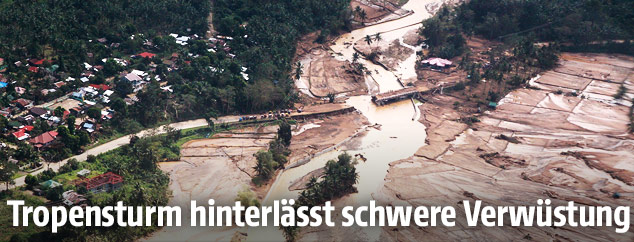 Schäden nach Unwettern auf den Philippinen