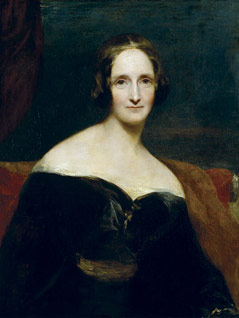 Mary Shelley, gemalt von Richard Rothwell