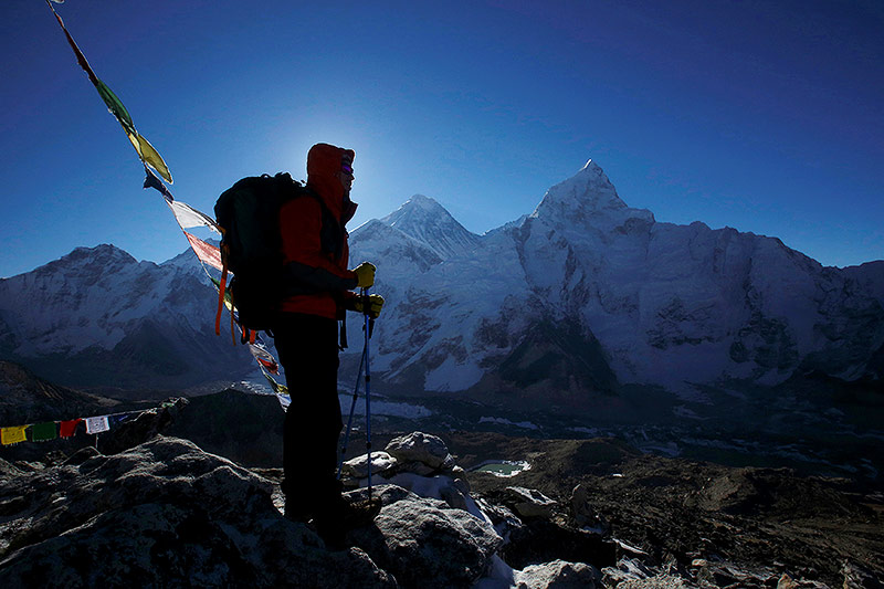 © Reuters/Navesh Chitrakar Bergsteiger
