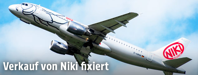 Flugzeug der Niki-Airline